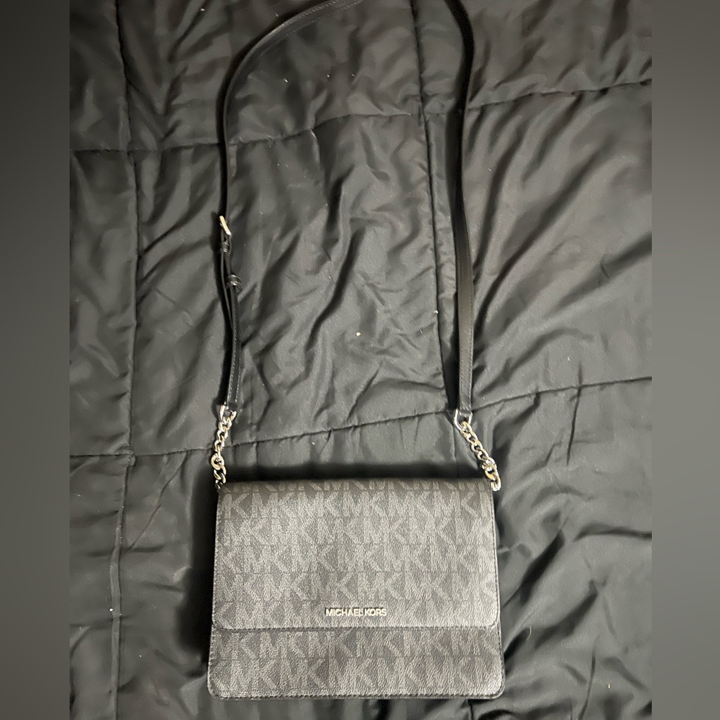 Michael Kors Charcoal Monogram Crossbody